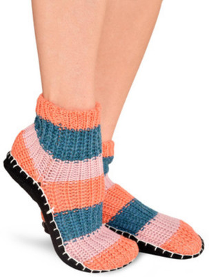 

Senora LBT-4 ORANGE PEACH Booties(Toe to Heel Length - 24 cm Orange)