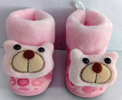 

Baby Grow Booties(Toe to Heel Length - 12 cm Pink)