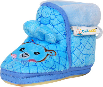 

Ole Baby Booties(Toe to Heel Length - 11 cm Blue)