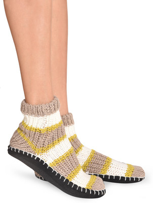 

Senora LBT-4 BEIGE WHITE Booties(Toe to Heel Length - 24 cm Beige)
