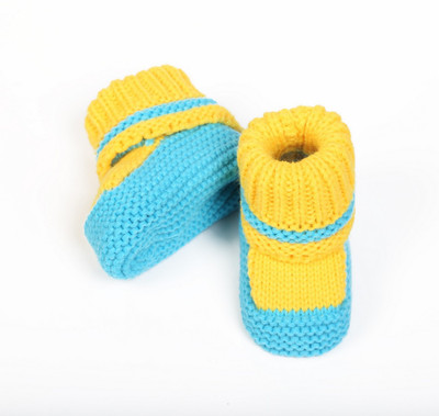 Babyoodles Booties(Toe to Heel Length - 10 cm Yellow)