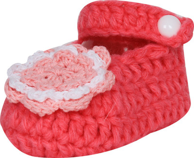 

Ole Baby Booties(Toe to Heel Length - 10 cm Pink)
