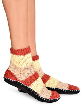 

Senora LBT-4 D.ORANGE BEIGE Booties(Toe to Heel Length - 24 cm Orange)