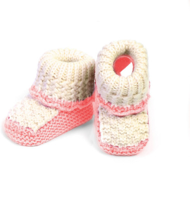 

Babyoodles Booties Booties(Toe to Heel Length - 10 cm White)