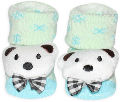 

Wonder Kids Booties(Toe to Heel Length - 12 cm Green)