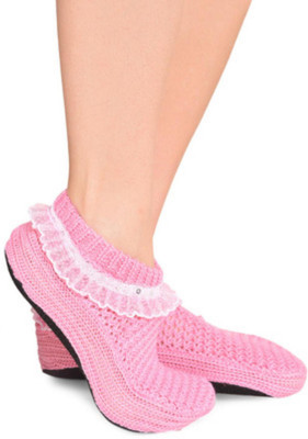 

Senora BTN-1 PINK Booties(Toe to Heel Length - 24 cm Pink)