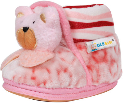 

Ole Baby Booties(Toe to Heel Length - 13 cm Pink)