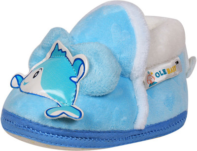 

Ole Baby Booties(Toe to Heel Length - 12 cm Blue)