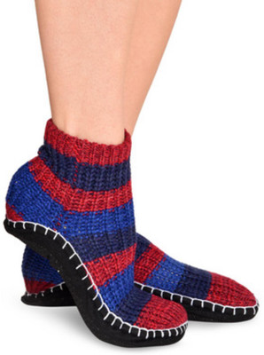 

Senora LBT-4 RED BLUE Booties(Toe to Heel Length - 24 cm Red)