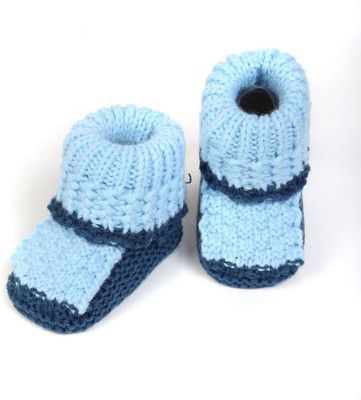 

Babyoodles Booties(Toe to Heel Length - 10 cm Blue)