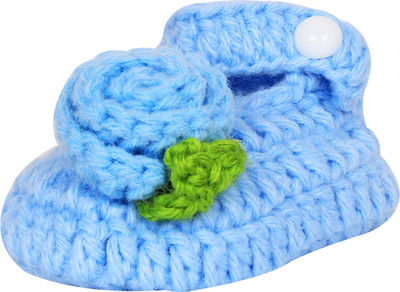 

Ole Baby Booties(Toe to Heel Length - 10 cm Blue)