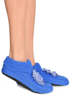 

Senora BTN-2 BLUE Booties(Toe to Heel Length - 24 cm Blue)