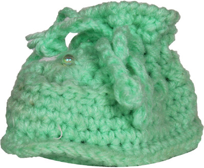 OLE BABY Soft Handmade Crochet Knit Sock Infant Woolen Shoes.0-12 months Booties(Toe to Heel Length - 10 cm, Green) OLE BABY Soft Handmade Crochet Knit Sock Infant Woolen Shoes.0-12 months Booties(Toe to Heel Length - 10 cm, Green)