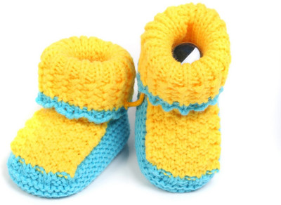 

Babyoodles Booties(Toe to Heel Length - 10 cm Yellow)