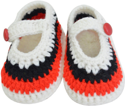 

Graykart Booties(Toe to Heel Length - 11 cm Black, White, Red)