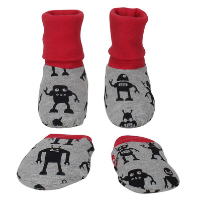 

Nino Bambino Booties(Toe to Heel Length - 11 cm Multicolor)