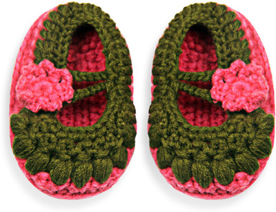 

Kidofy Booties(Toe to Heel Length - 3 cm Pink)