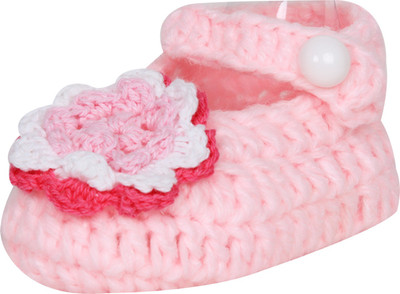 

Ole Baby Booties(Toe to Heel Length - 10 cm Pink)