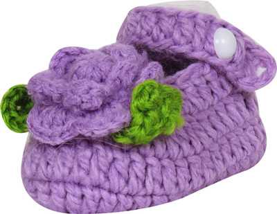 

Ole Baby Booties(Toe to Heel Length - 10 cm Purple)