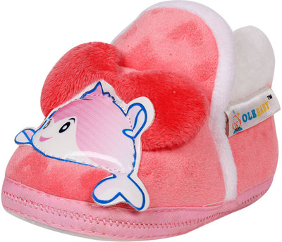 

Ole Baby Booties(Toe to Heel Length - 12 cm Pink)