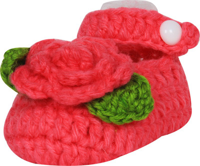 

Ole Baby Booties(Toe to Heel Length - 10 cm Red)
