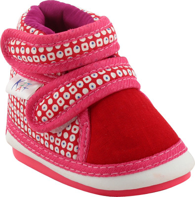 

kitkat Boys & Girls Velcro Casual Boots(Multicolor, Red