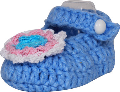 

Ole Baby Booties(Toe to Heel Length - 10 cm Blue)
