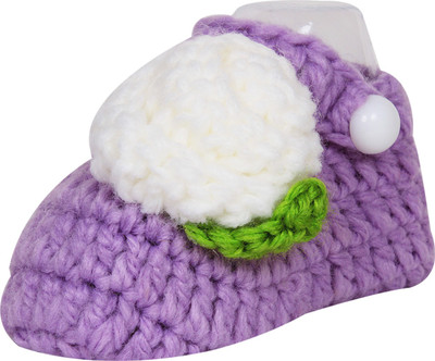 

Ole Baby Booties(Toe to Heel Length - 10 cm Purple)