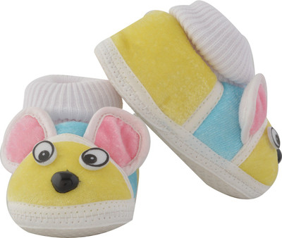 

Joymart Soft Cotton Puppy Baby Booties for New Born/ Infant Booties(Toe to Heel Length - 10 cm Multicolor)