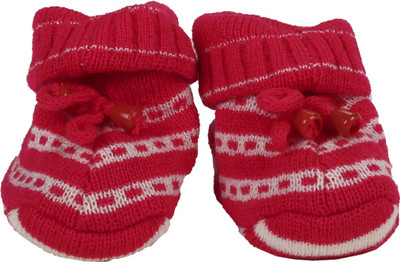 

Baby Boo Booties(Toe to Heel Length - 12 cm Pink)