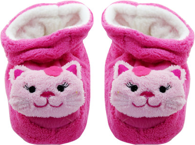 

Neska Moda Mice 6 To 24 Month Baby Booties(Toe to Heel Length - 12 cm Pink)