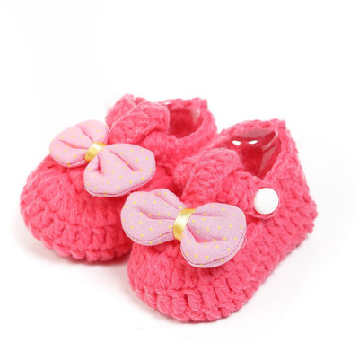 

Babyoodles Booties(Toe to Heel Length - 10 cm deep pink)