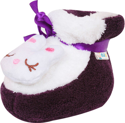 

Ole Baby Booties(Toe to Heel Length - 10 cm Purple)