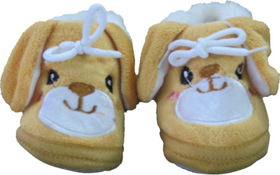 

Neska Moda Dog 6 To 18 Month Baby Booties(Toe to Heel Length - 12 cm Brown)