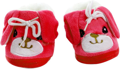 

Neska Moda Dog 6 To 18 Month Baby Booties(Toe to Heel Length - 12 cm Red)