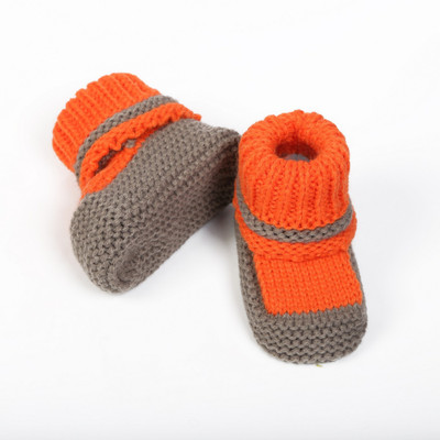 

Babyoodles Booties(Toe to Heel Length - 10 cm Orange)