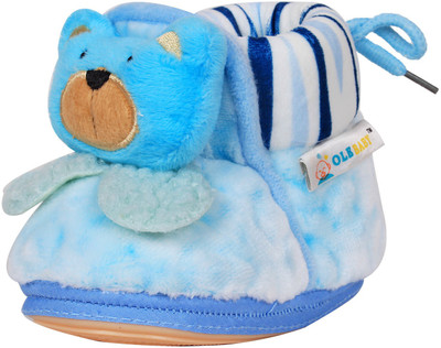 

Ole Baby Booties(Toe to Heel Length - 12 cm Blue)