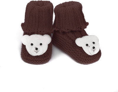 

Babyoodles Booties(Toe to Heel Length - 10 cm Brown)