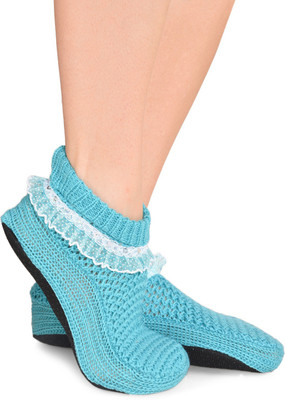 

Senora BTN-1 FIROZI Booties(Toe to Heel Length - 24 cm Blue)