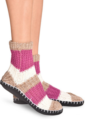 

Senora LBT-4 BEIGE PURPLE Booties(Toe to Heel Length - 24 cm Beige)