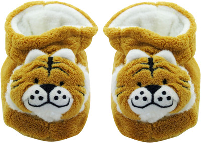 

Neska Moda Lion 6 To 24 Month Baby Booties(Toe to Heel Length - 12 cm Brown)
