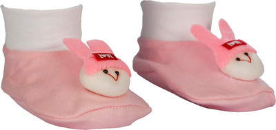 

Baby Bucket Booties(Toe to Heel Length - 10 cm Pink)