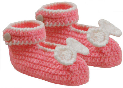 

MFJ Booties(Toe to Heel Length - 13 cm Pink)