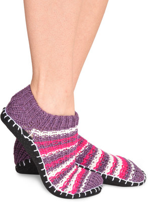 

Senora LBT-3 PURPLE Booties(Toe to Heel Length - 24 cm Purple)
