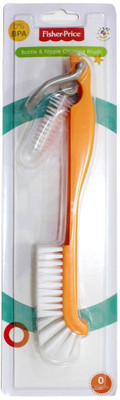 

Fisher-Price Baby Bottle & Nipple Cleaning Brush- Orange(Orange)