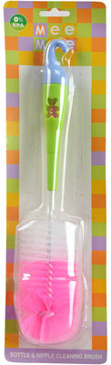 MeeMee Bottle & Nipple Cleaning Brush(Pink)