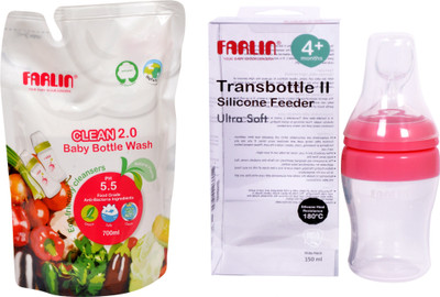 

Farlin Baby Easy Feeder & Baby Cleanser(Pink)