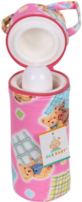 

Ole Baby Teddy Checks Print Assorted Single Portable Infant Feeding Milk Food Bottle Thermal Warmer Bag Storage Holder (Upto 250ml each)(Pink