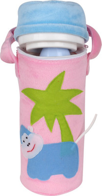 

Ole Baby 3D Pop Out Plush Soft Toy Assorted Single Portable Infant Feeding Milk Food Bottle Thermal Warmer Bag Storage Holder (Upto 250ml each)(Pink