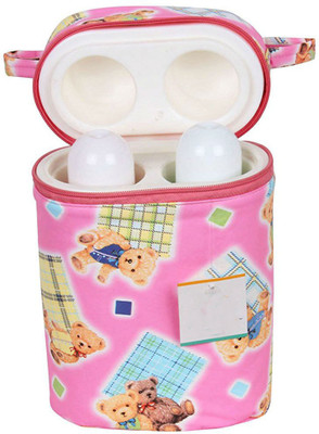 

Creative India Exports Double Portable Infant Feeding Milk Bottle Cover and Warmer(Pink
